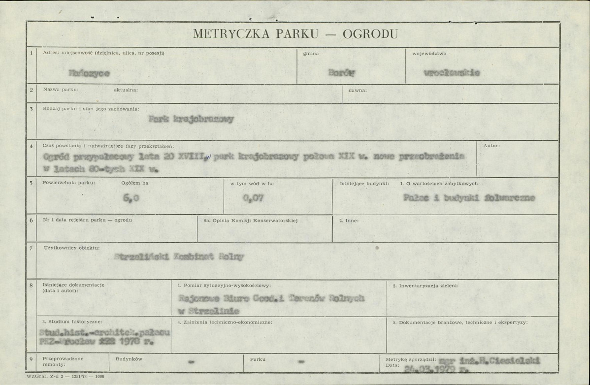 Ewidencja parkowa, skan nr 5
