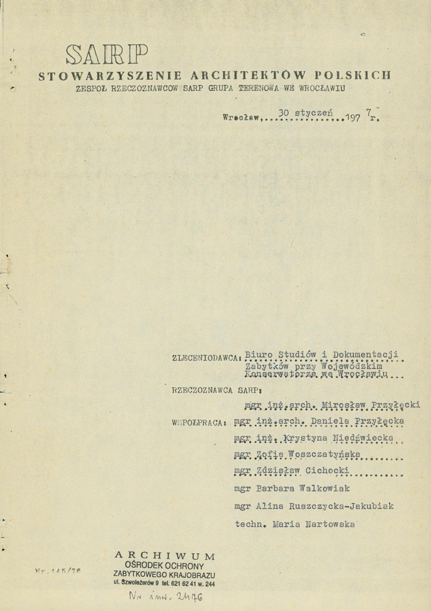Ewidencja parkowa, skan nr 3