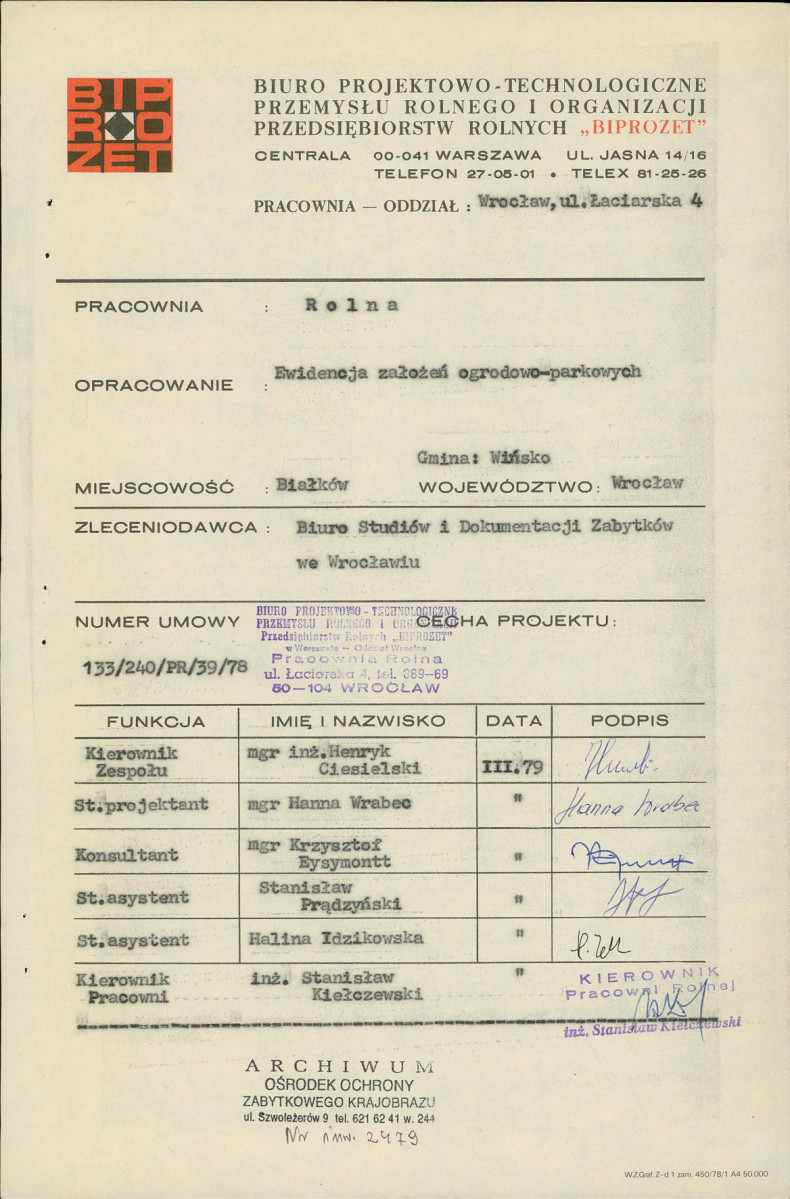 Ewidencja parkowa, skan nr 4