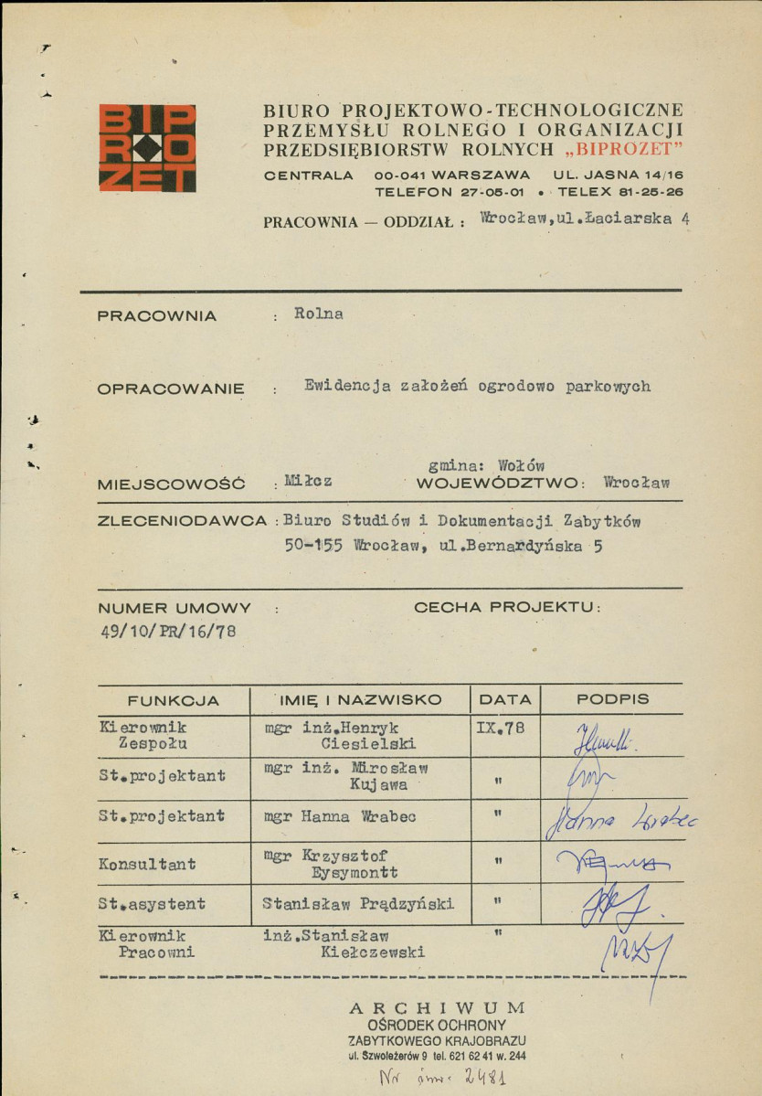Ewidencja parkowa, skan nr 4