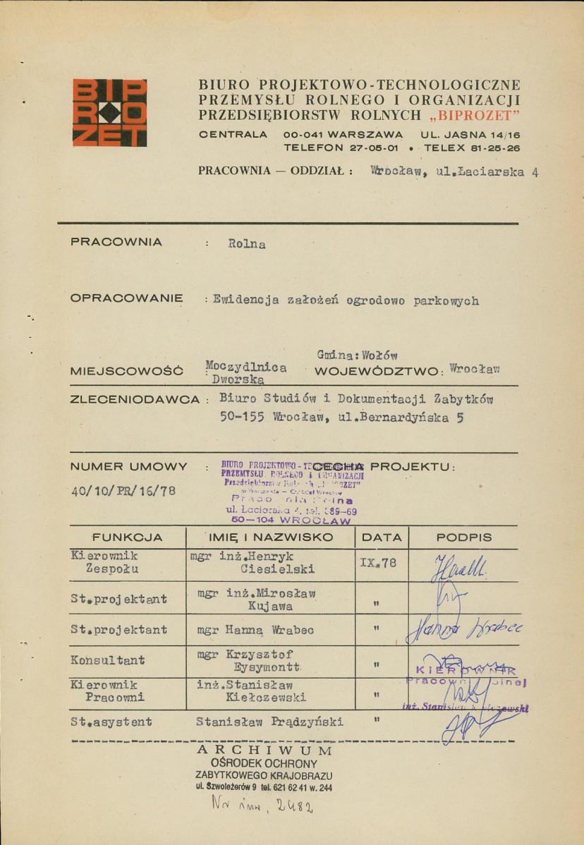 Ewidencja parkowa, skan nr 4