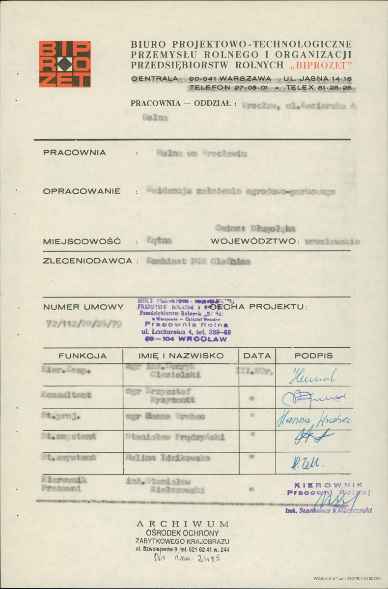 Ewidencja parkowa, skan nr 4