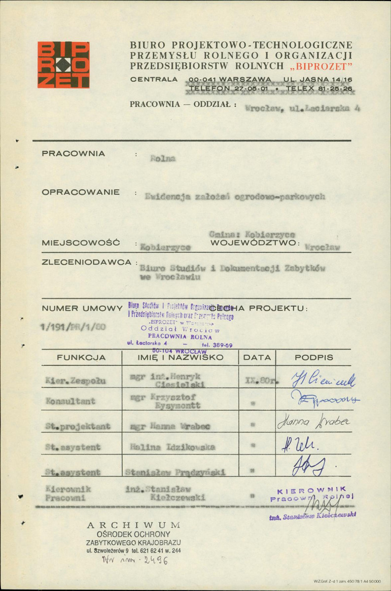Ewidencja parkowa, skan nr 4
