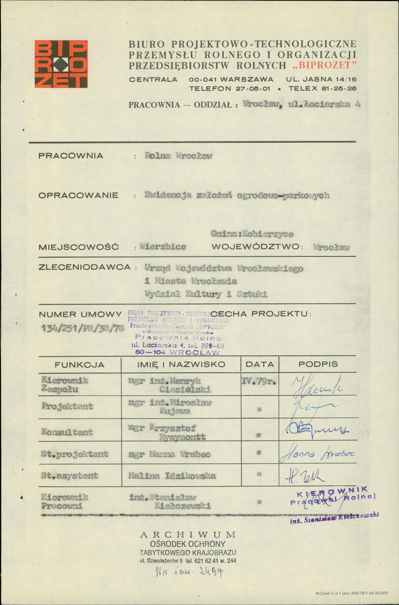 Ewidencja parkowa, skan nr 4