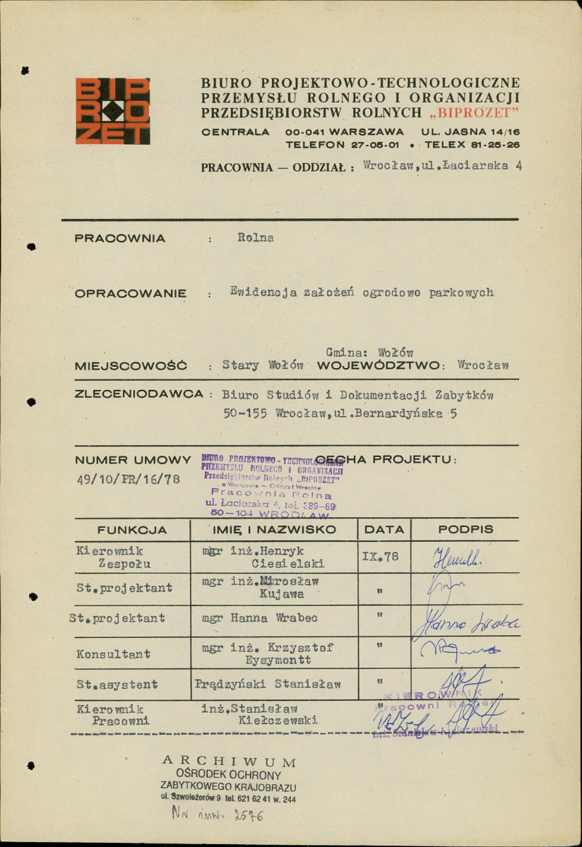 Ewidencja parkowa, skan nr 4