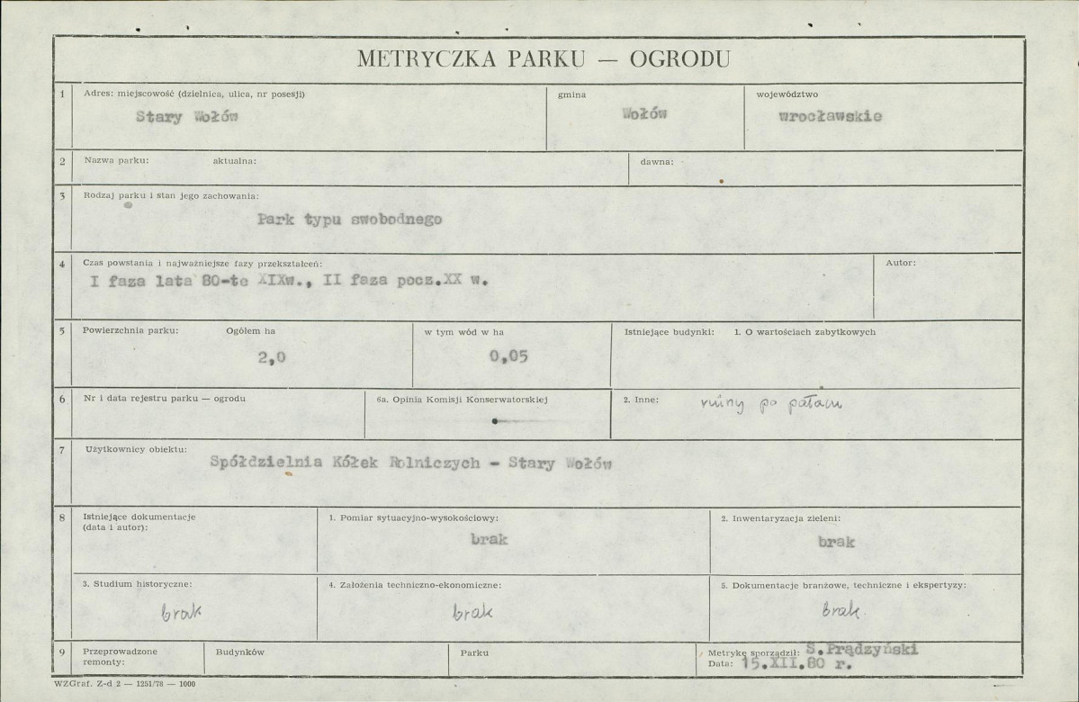 Ewidencja parkowa, skan nr 5