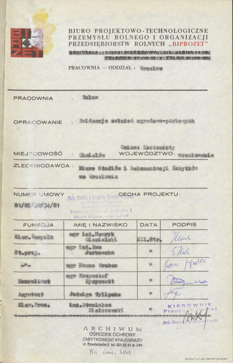 Ewidencja parkowa, skan nr 4