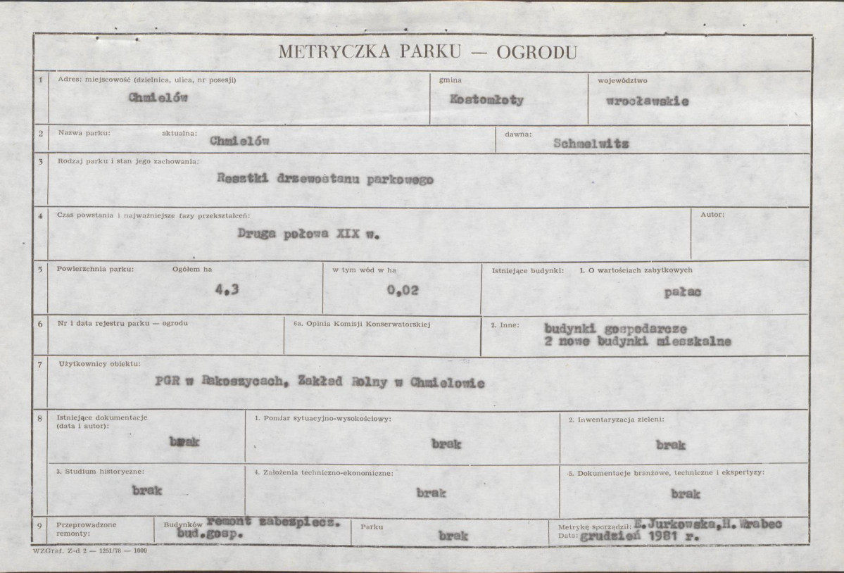 Ewidencja parkowa, skan nr 5