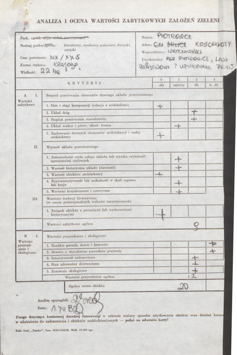 Ewidencja parkowa, skan nr 3