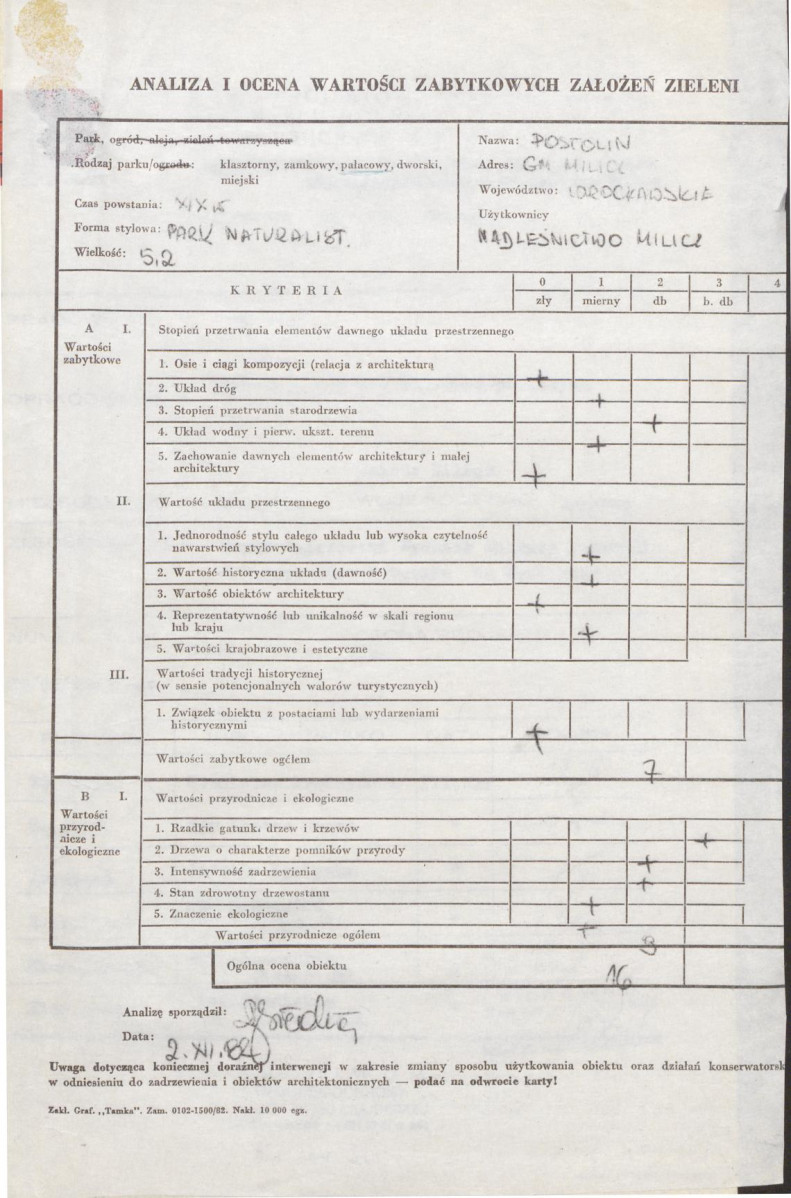 Ewidencja parkowa, skan nr 3