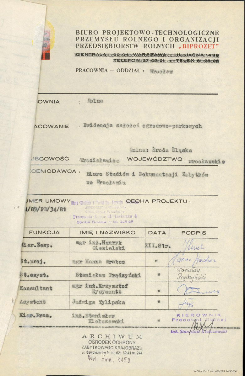 Ewidencja parkowa, skan nr 4