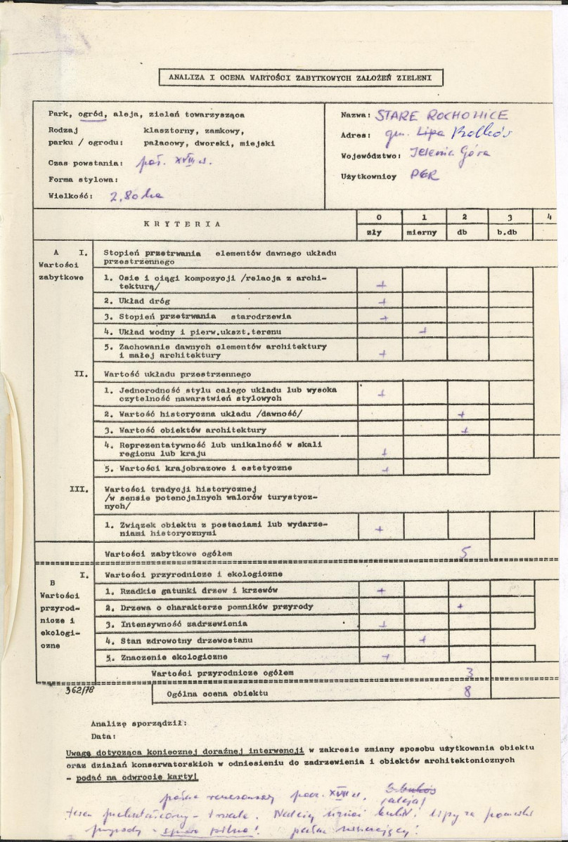 Ewidencja parkowa, skan nr 3