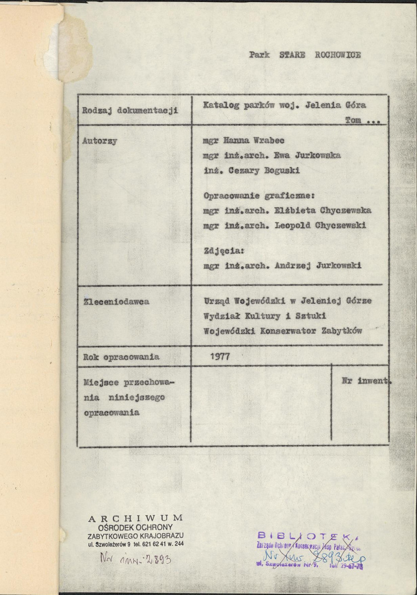 Ewidencja parkowa, skan nr 5