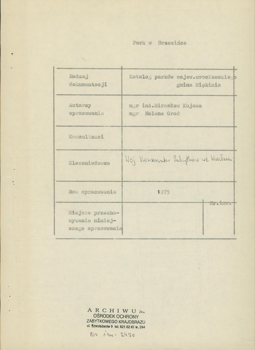 Ewidencja parkowa, skan nr 10
