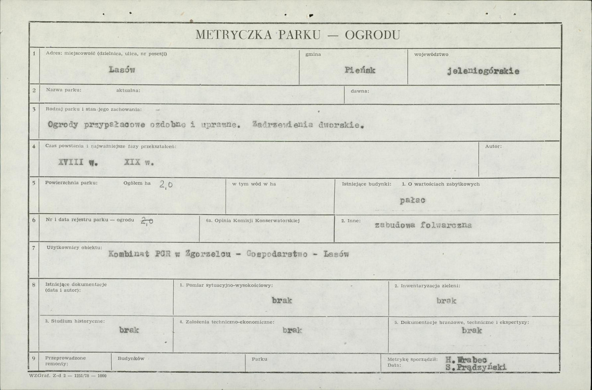 EP - Ewidencja parkowa, skan nr 5