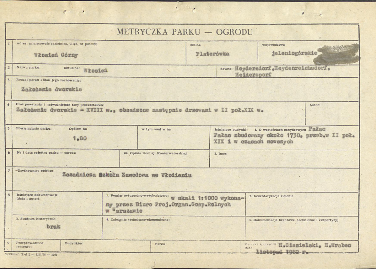 Ewidencja parkowa, skan nr 5