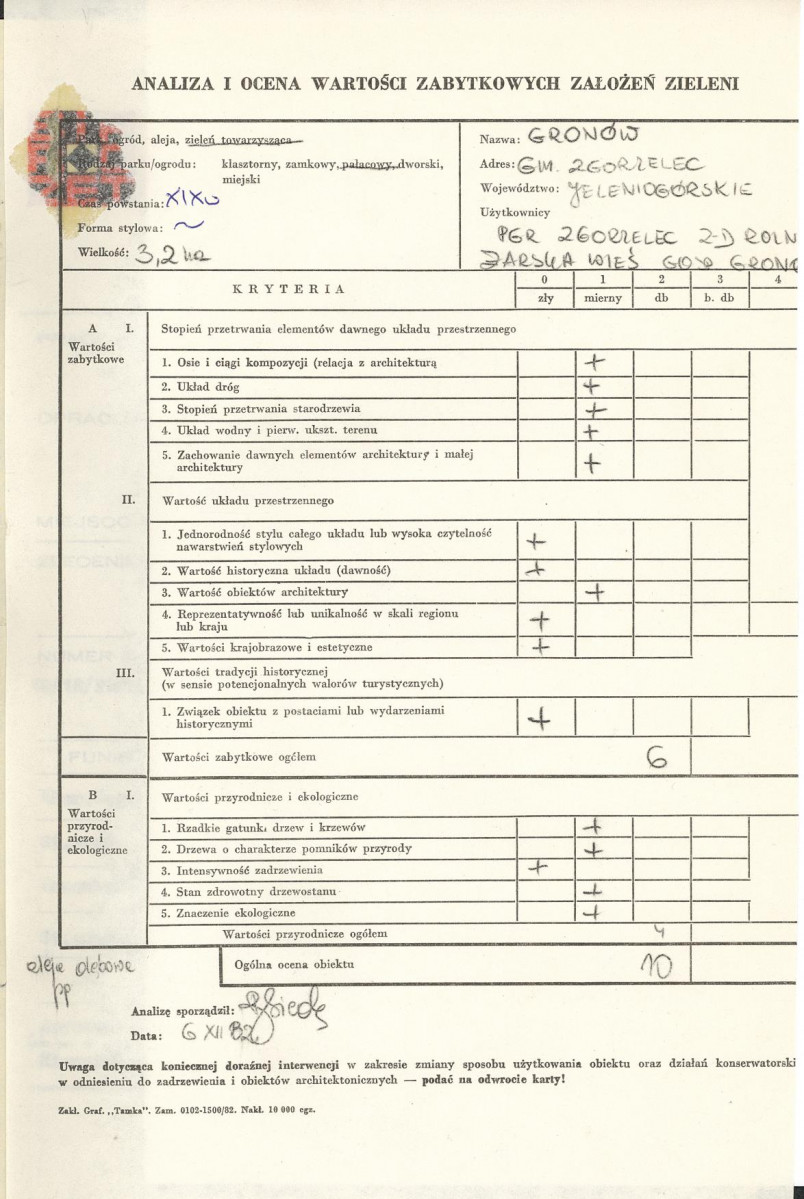 EP - Ewidencja parkowa, skan nr 3