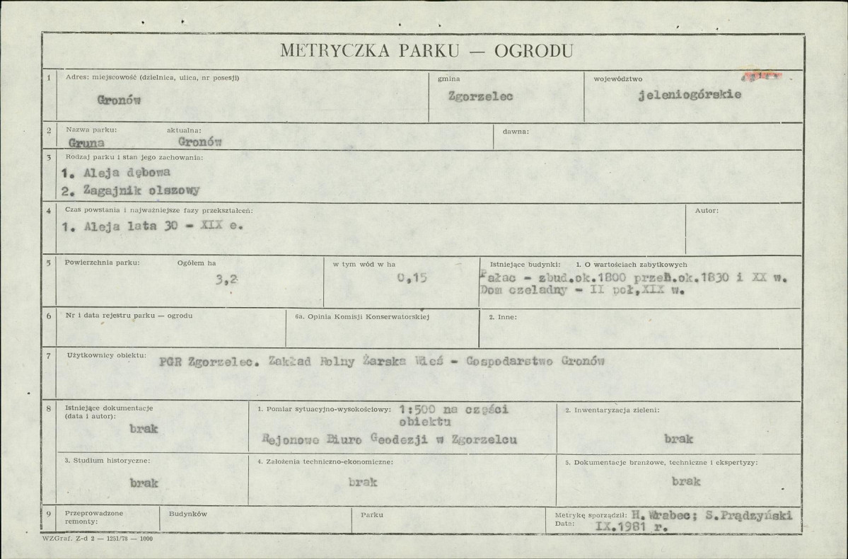 EP - Ewidencja parkowa, skan nr 5