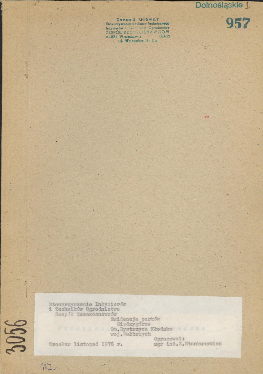 Ewidencja parkowa, skan nr 1