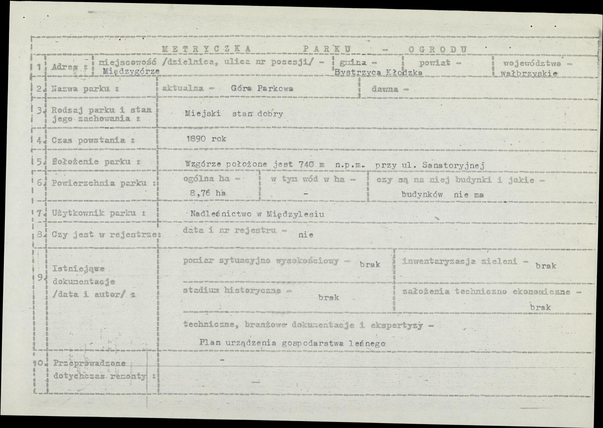 Ewidencja parkowa, skan nr 5