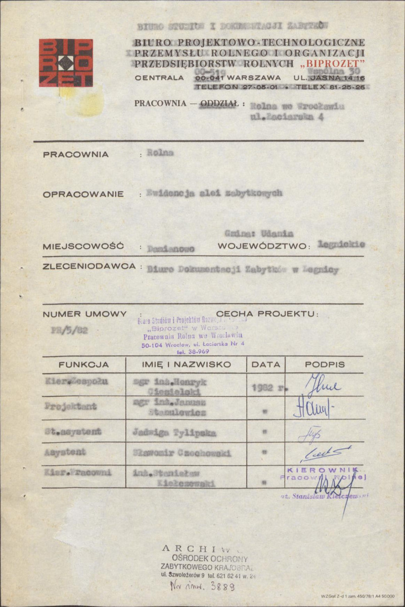 Ewidencja parkowa, skan nr 4
