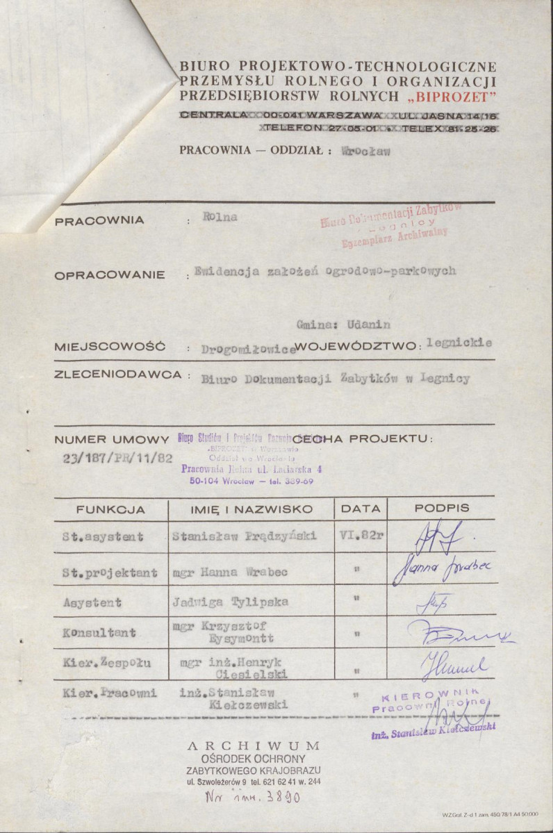 Ewidencja parkowa, skan nr 4
