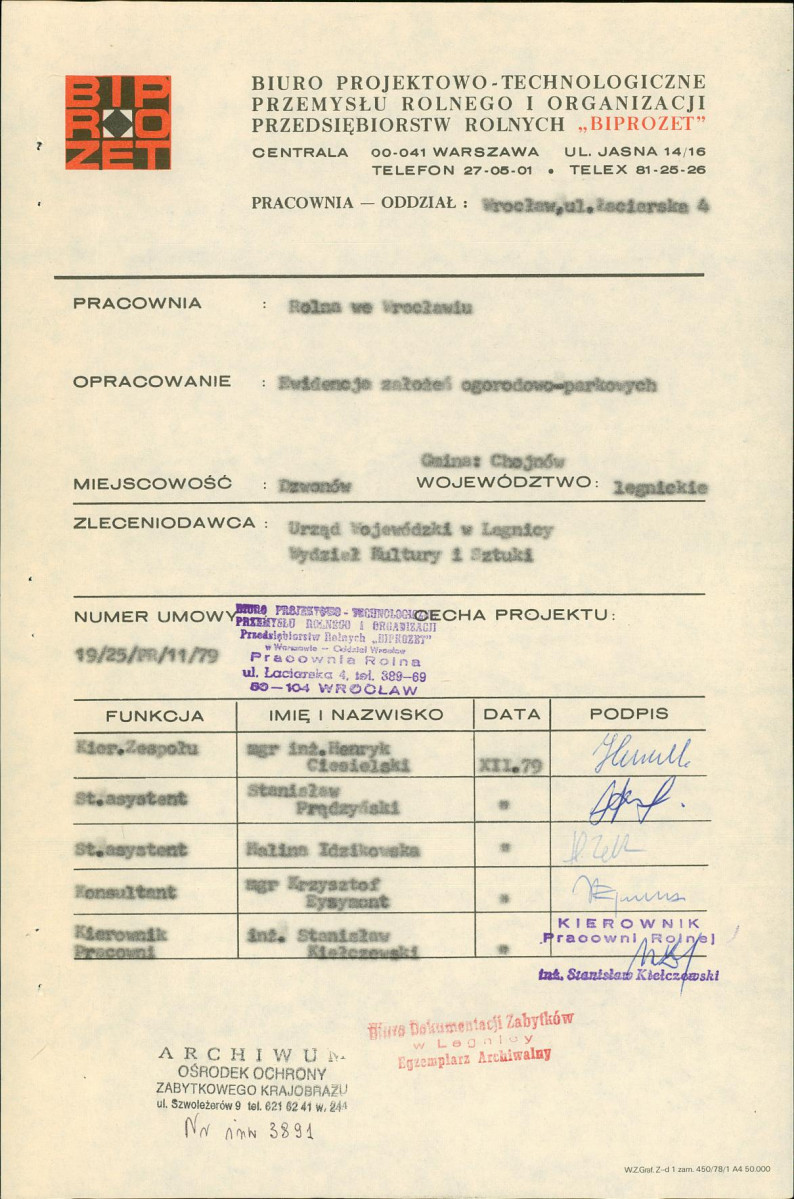 Ewidencja parkowa, skan nr 4