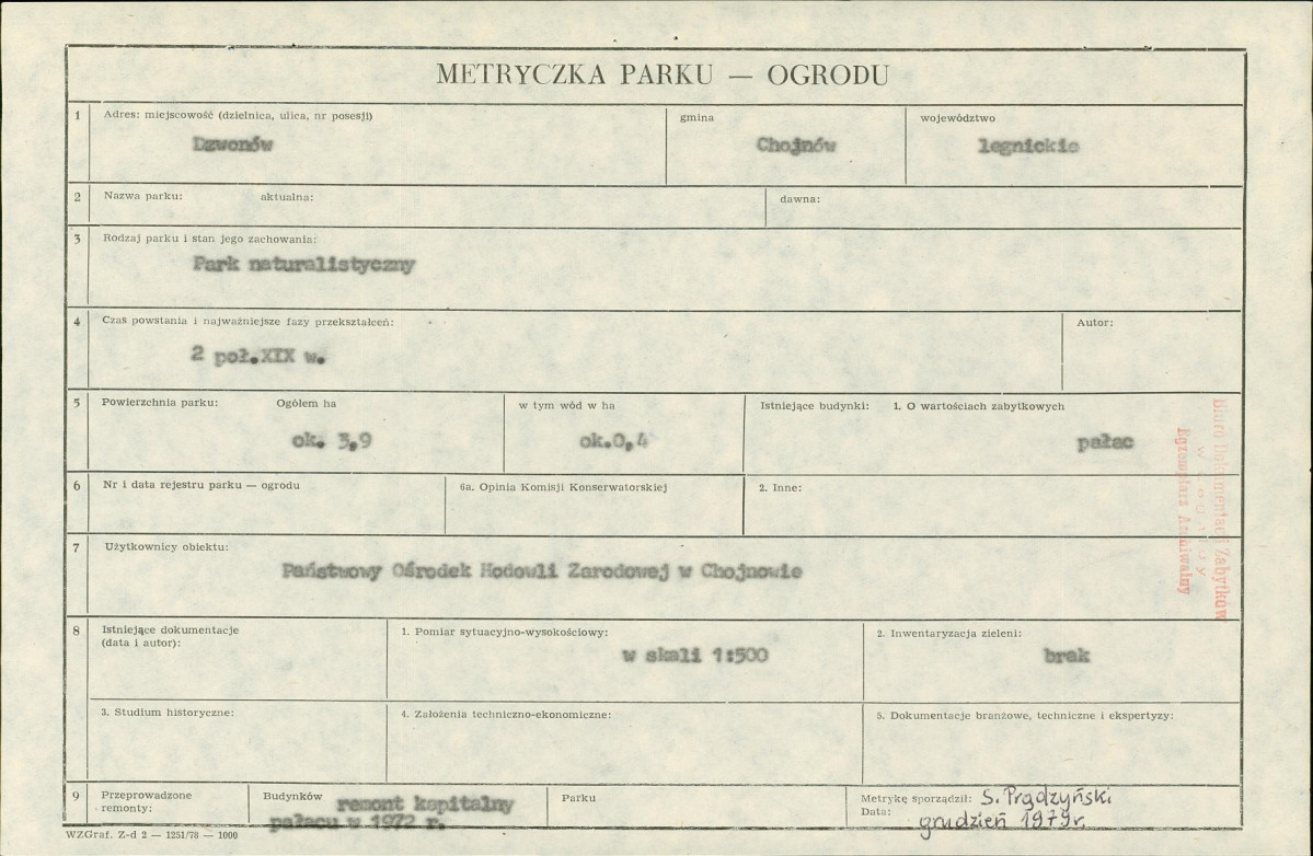 Ewidencja parkowa, skan nr 5
