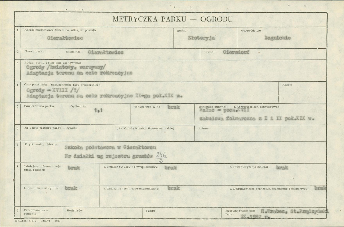 EP - Ewidencja parkowa, skan nr 5