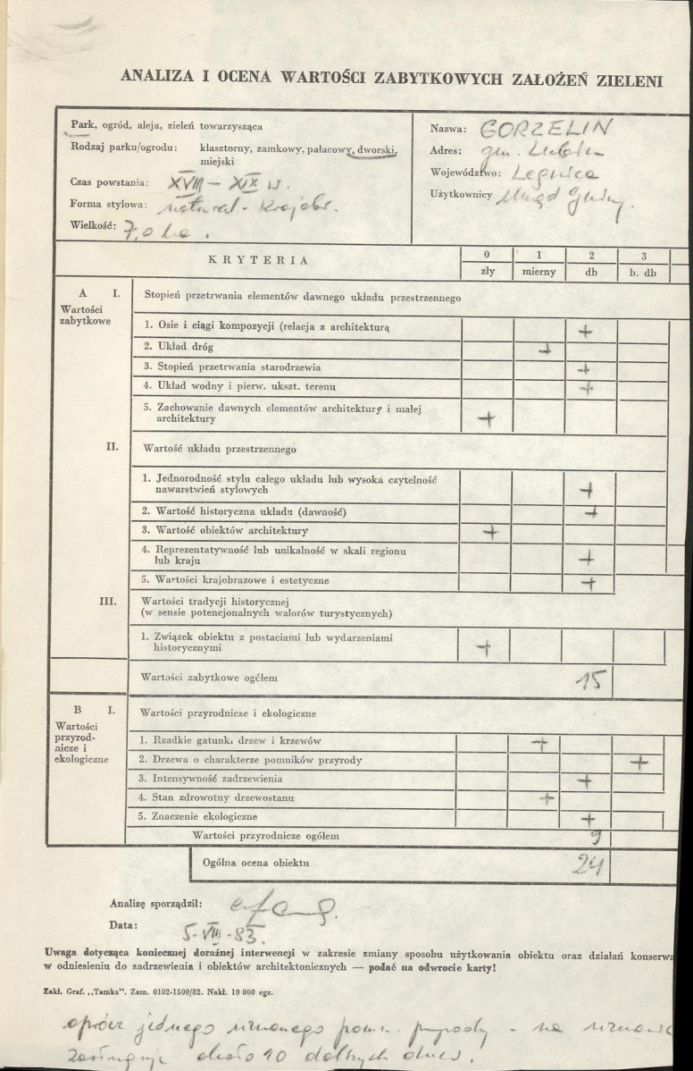 Ewidencja parkowa, skan nr 3
