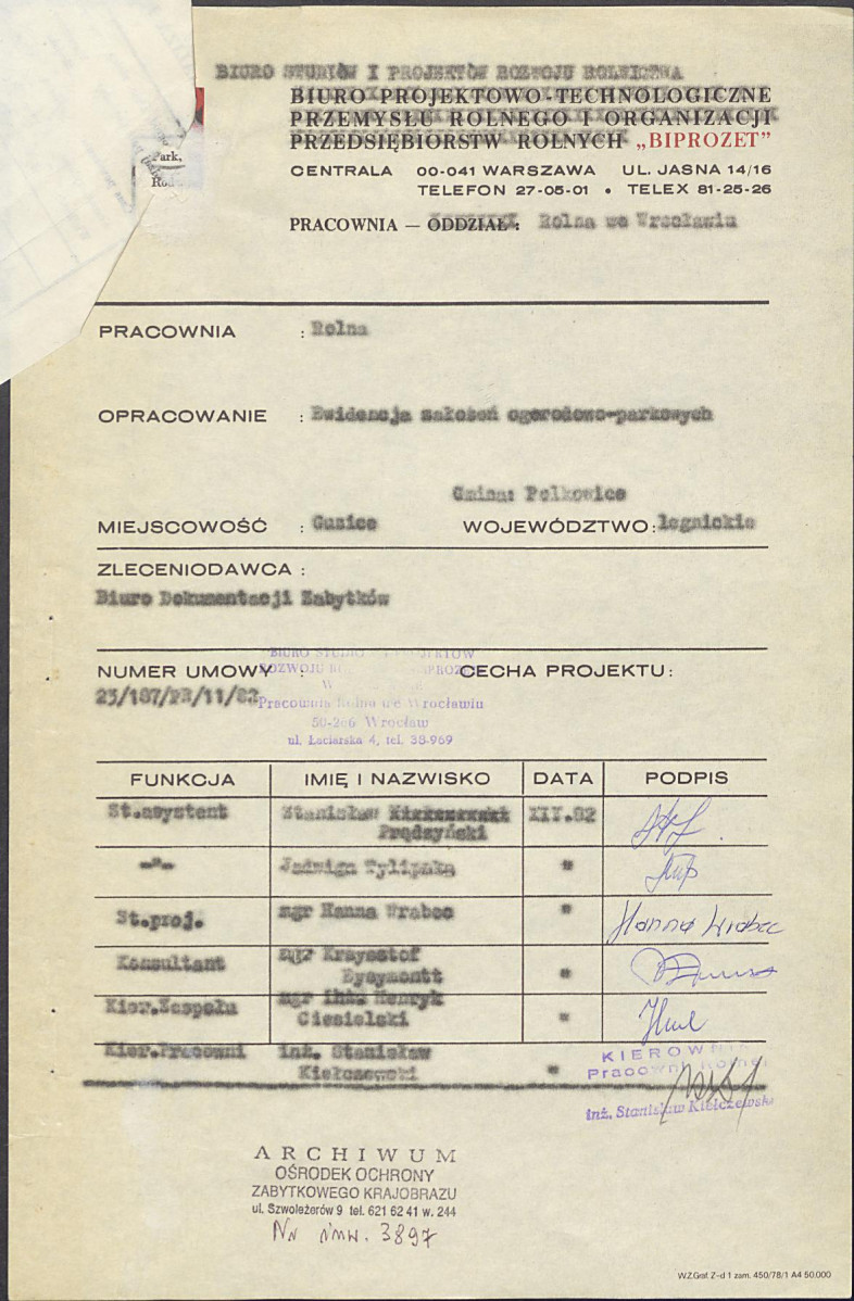 Ewidencja parkowa, skan nr 4