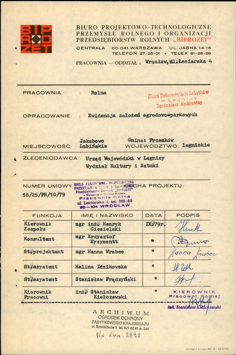 EP - Ewidencja parkowa, skan nr 4