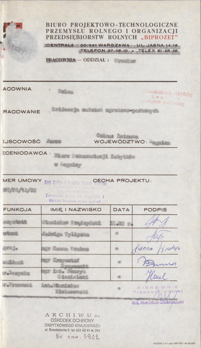 Ewidencja parkowa, skan nr 4