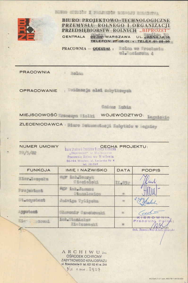 Ewidencja parkowa, skan nr 4