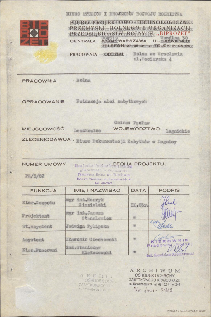 Ewidencja parkowa, skan nr 4