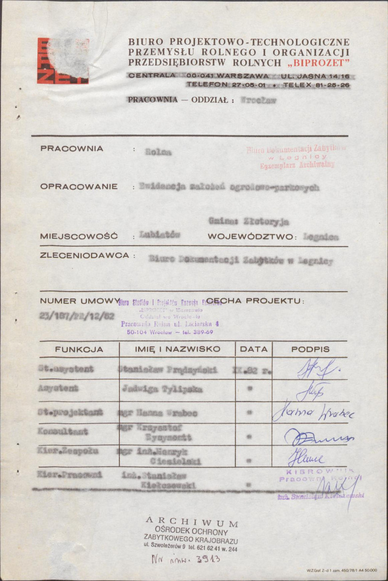 Ewidencja parkowa, skan nr 4
