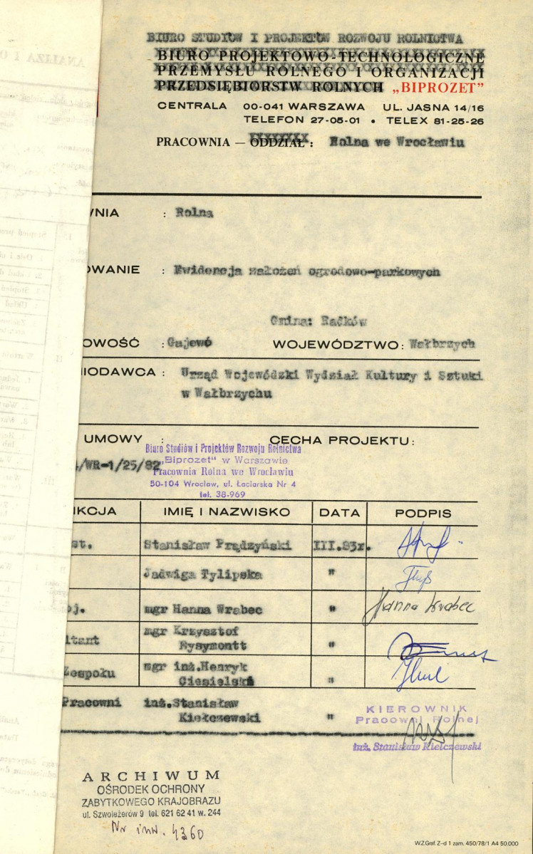 Ewidencja parkowa, skan nr 4