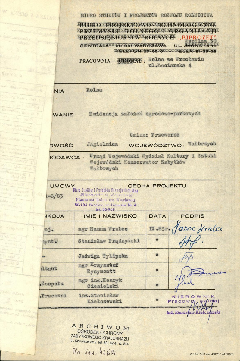 Ewidencja parkowa, skan nr 4