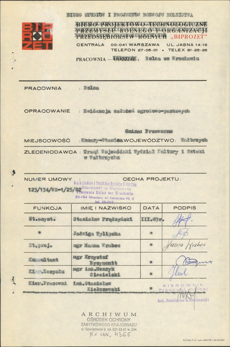 Ewidencja parkowa, skan nr 4