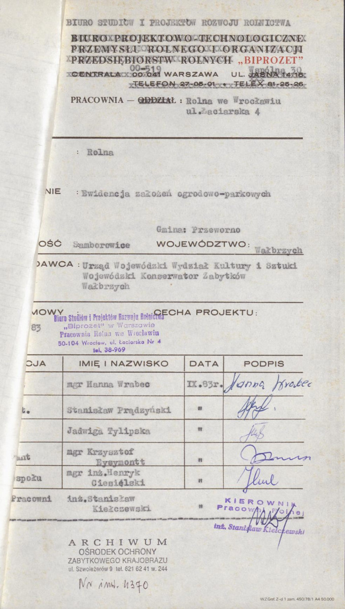 Ewidencja parkowa, skan nr 4