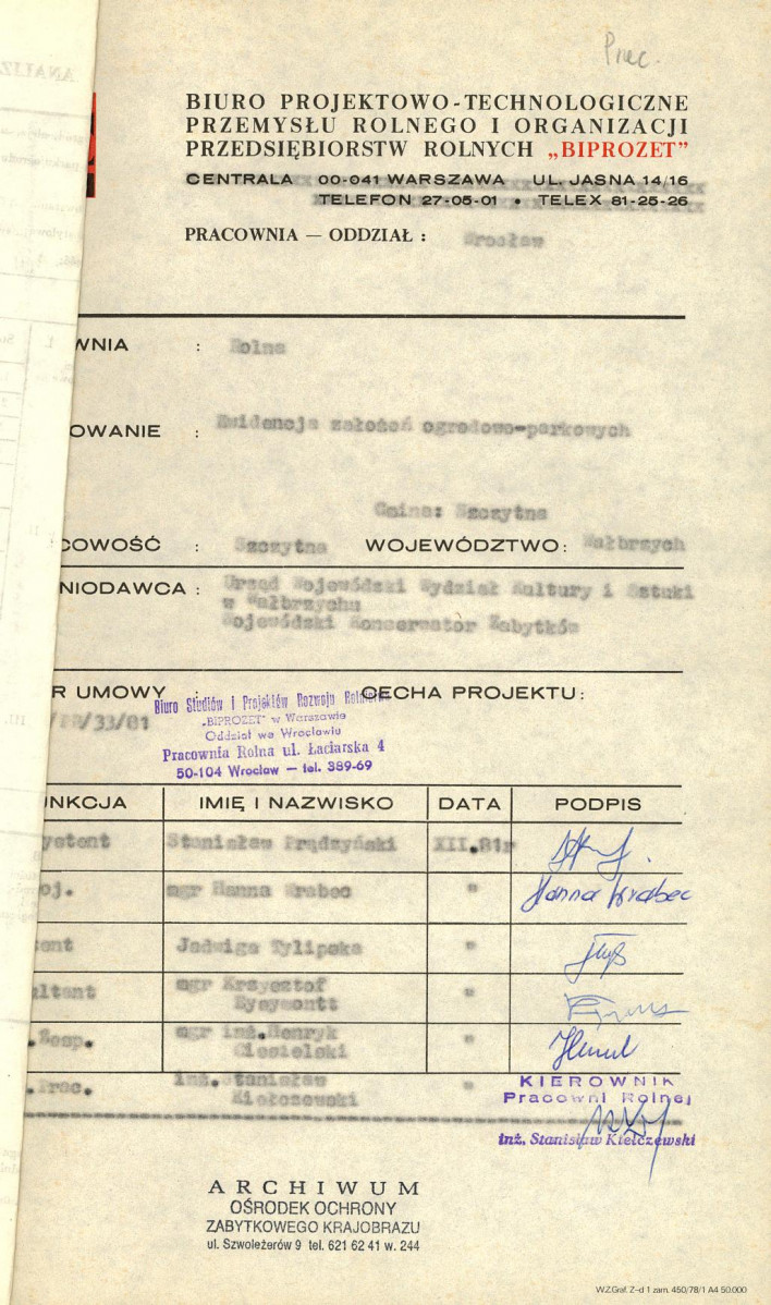 Ewidencja parkowa, skan nr 4