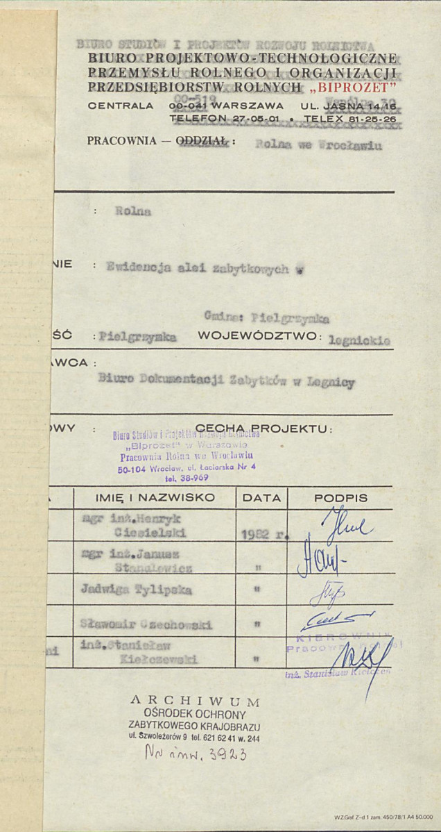EP - Ewidencja parkowa, skan nr 4