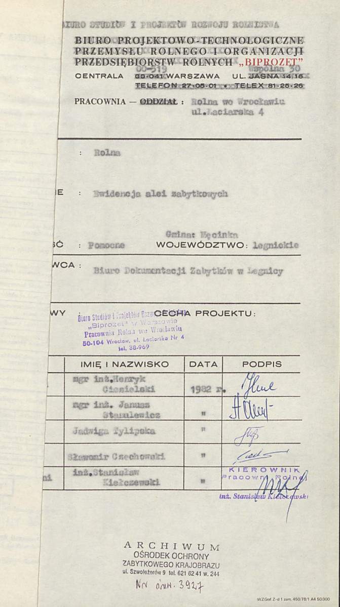 Ewidencja parkowa, skan nr 4