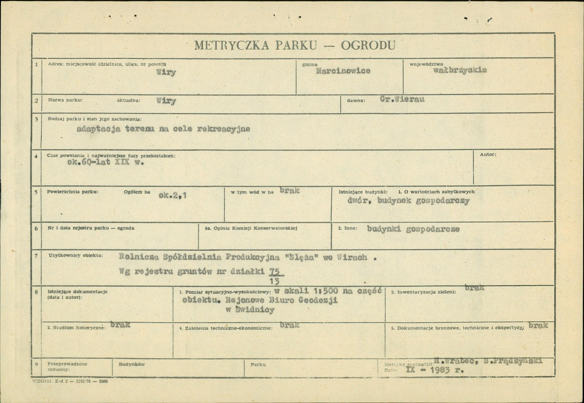 Ewidencja parkowa, skan nr 5
