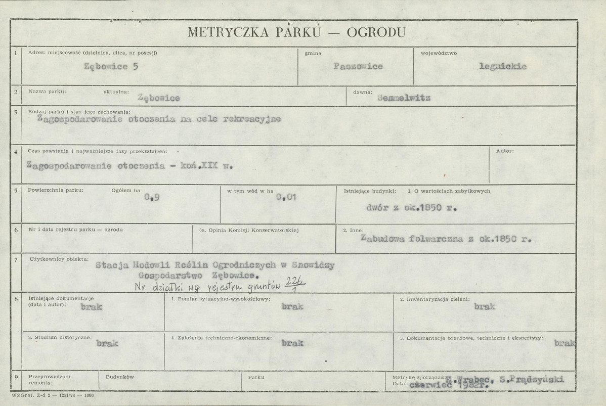 Ewidencja parkowa, skan nr 5