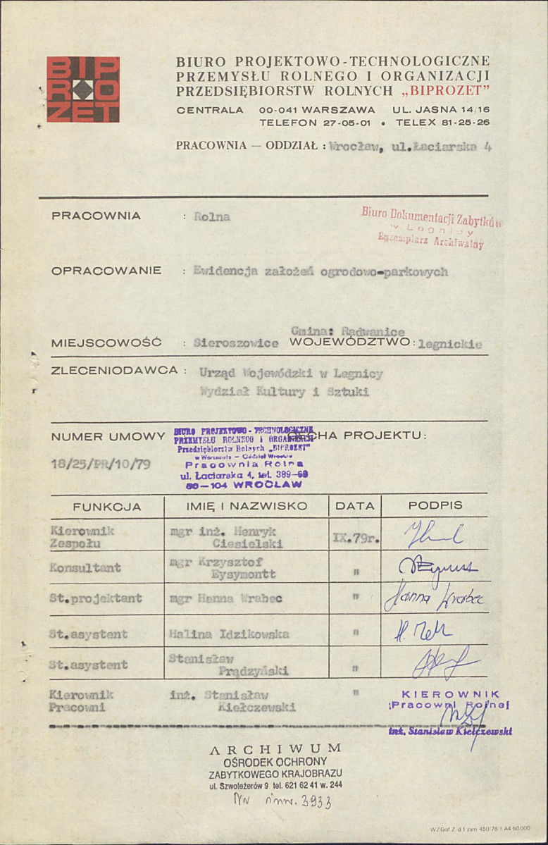 Ewidencja parkowa, skan nr 4