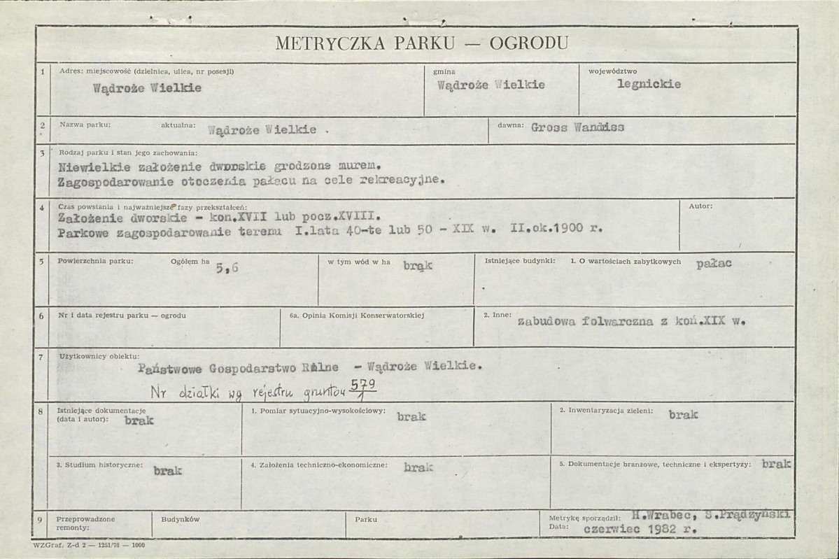 Ewidencja parkowa, skan nr 5