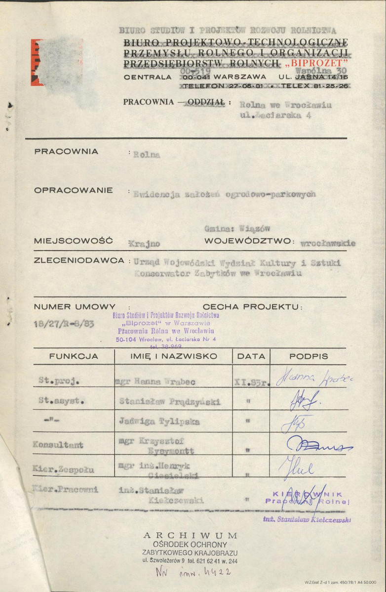 Ewidencja parkowa, skan nr 4