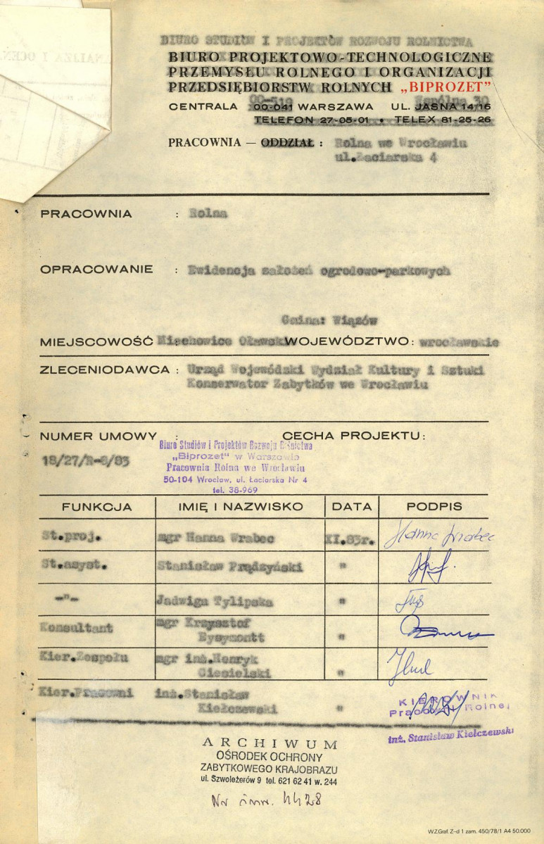 Ewidencja parkowa, skan nr 4