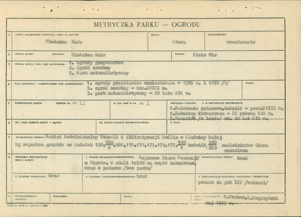 Ewidencja parkowa, skan nr 5